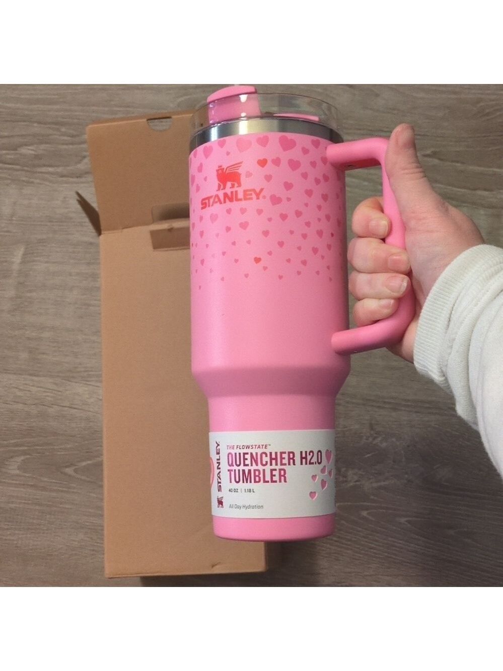 Stanley x Target Valentine's Day pink Stanley 40OZ